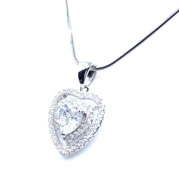 Heaven Halo Hearts Pendant - Picture 2 of 2
